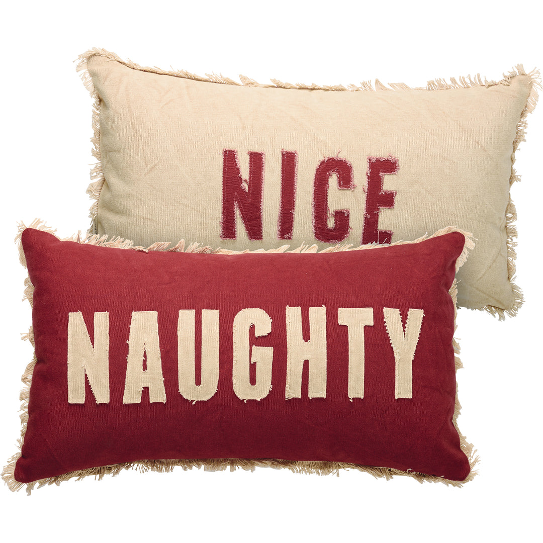 Pillow - Naughty or Nice