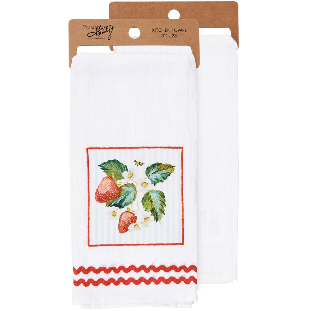 Kitchen Towel- Strawberry Vine