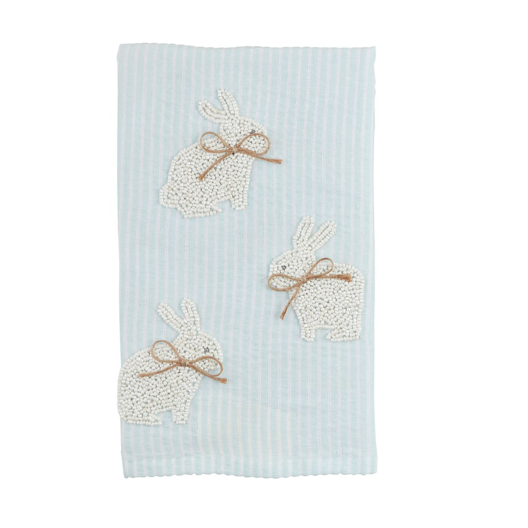 Seersucker Easter Bead Towel - 26" x 14"
