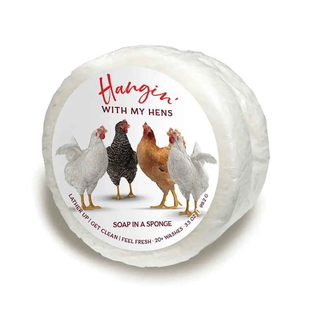 Hangin with my Hens Soap Sponge