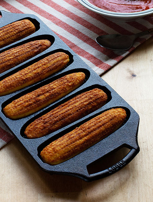 6 Impressions Cast Iron Cornstick Pan