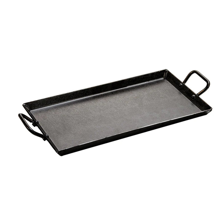 18x10 Inch Seasoned Carbon Steel Griddle