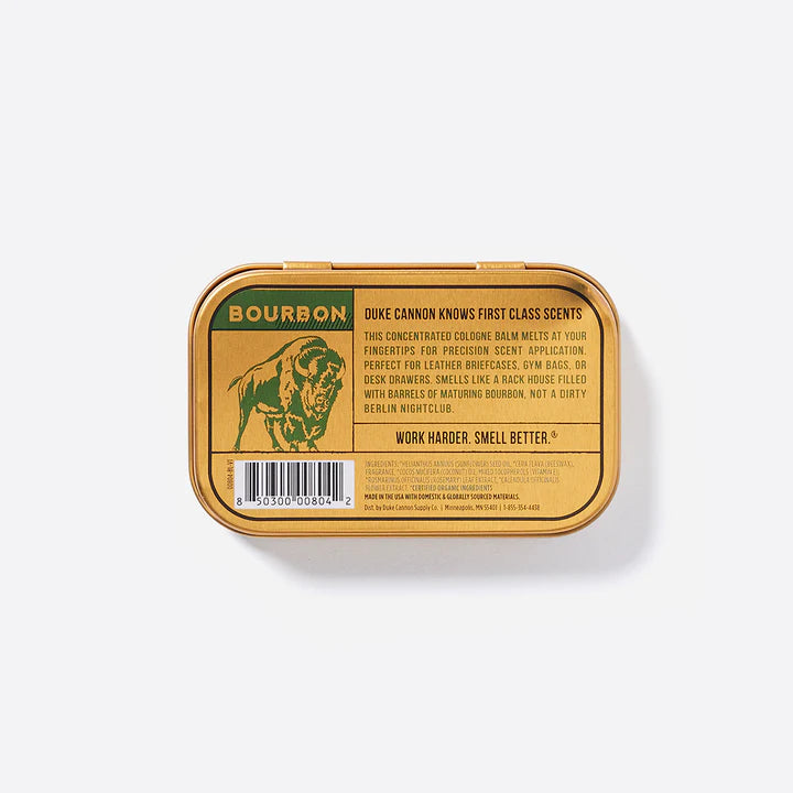 Duke Cannon Bourbon Solid Cologne - Oak Barrel