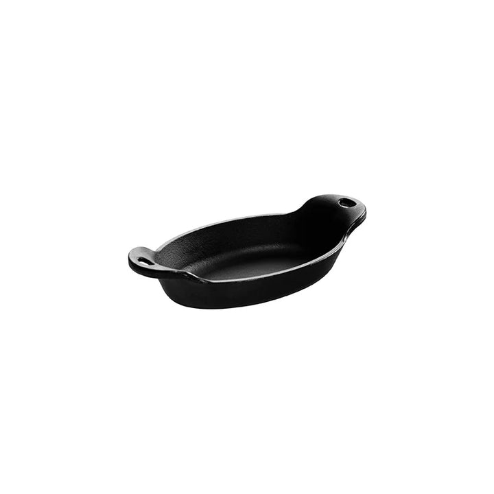 Heat-Treated 9 Ounce Cast Iron Oval Server