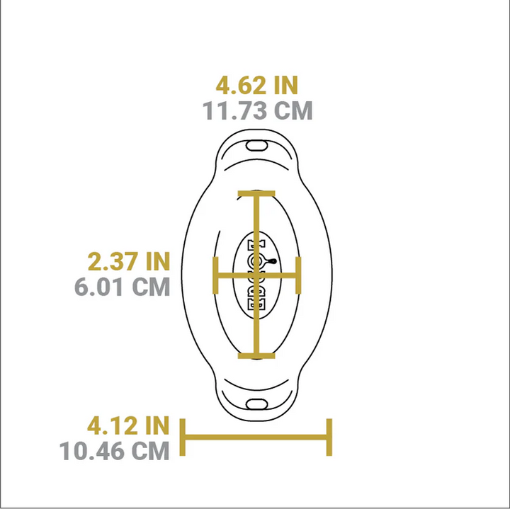 Heat-Treated 9 Ounce Cast Iron Oval Server