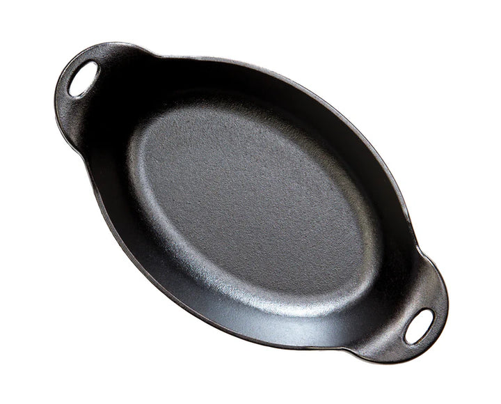 Heat-Treated 16 Ounce Cast Iron Oval Server