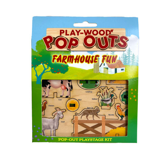 Farm Life Play-Wood Pop-Outs