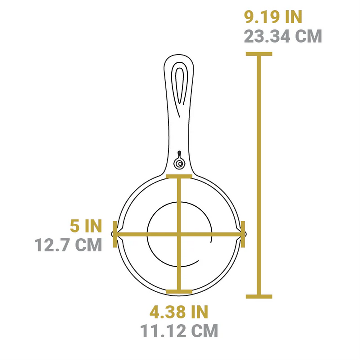 Seasoned Cast Iron Melting Pot