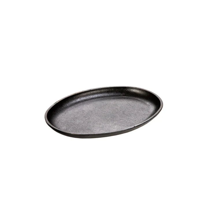 10 Inch Oval Serving Griddles and Wood Underliner