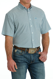 Cinch - Men's Short Sleeve Shirt - White