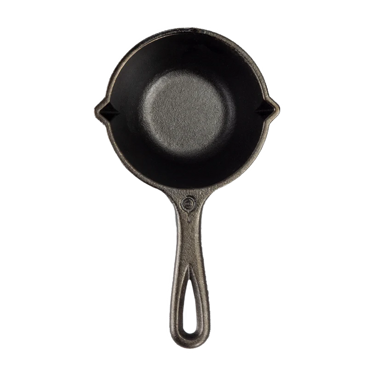Seasoned Cast Iron Melting Pot