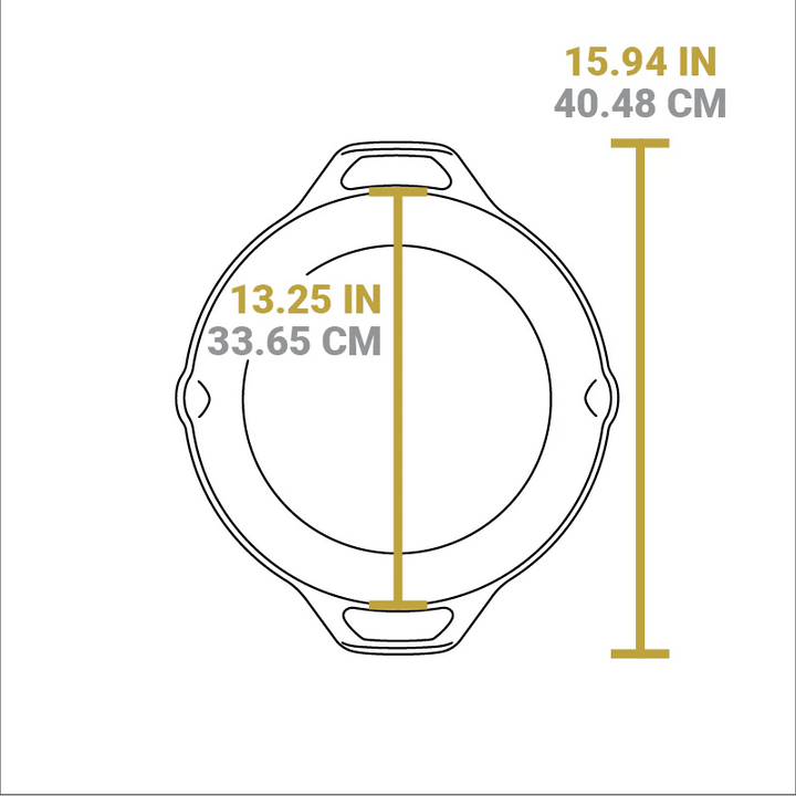 Seasoned Carbon Steel Cast Irons with Dual Handle Pan