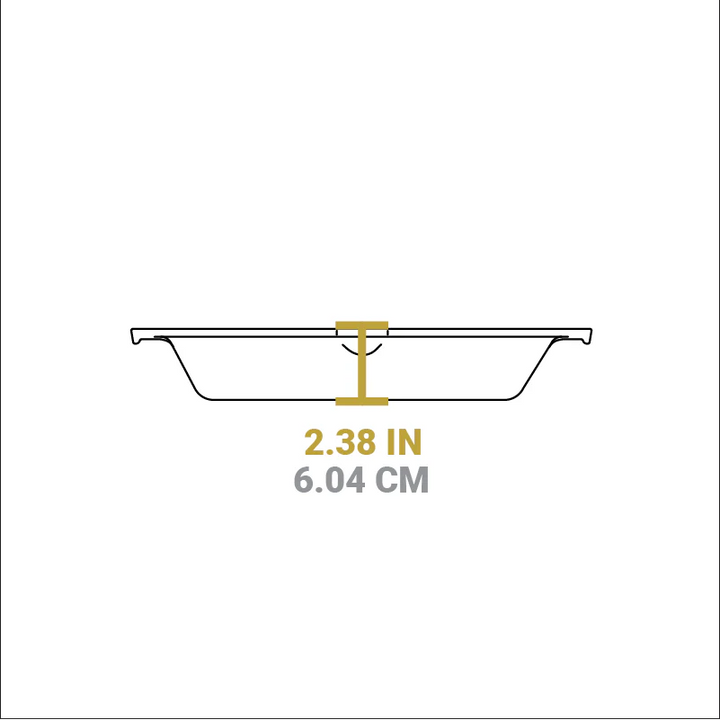 Seasoned Carbon Steel Cast Irons with Dual Handle Pan