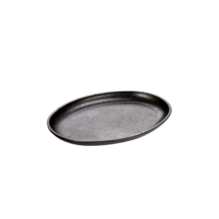 13.25 Inch Oval Serving Griddles and Wood Underliner