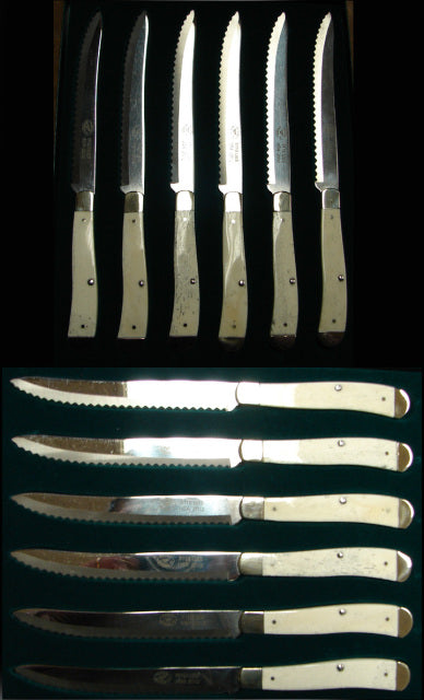 Bone Steak Knives - Moore Maker