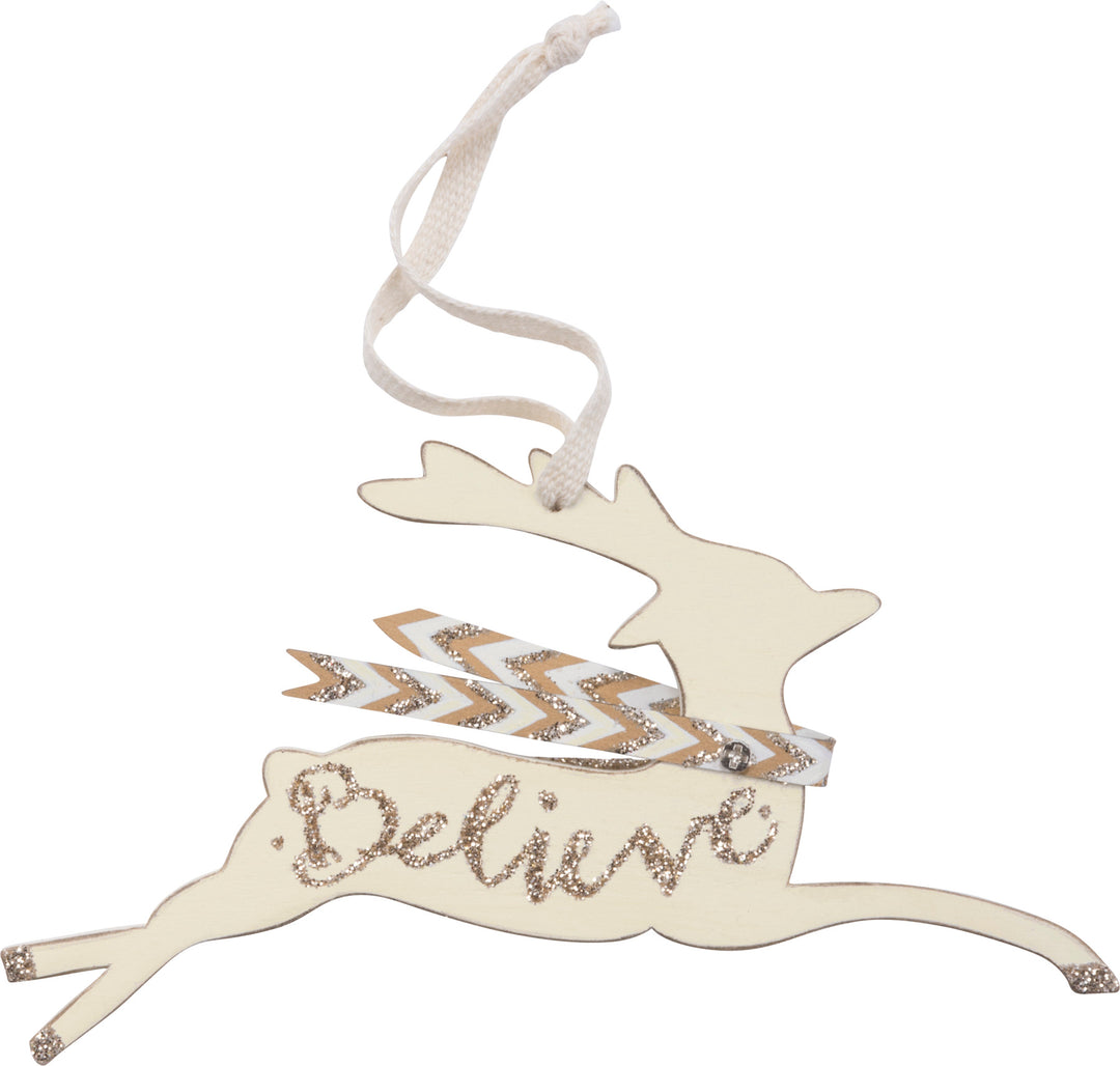Ornament - Believe Deer
