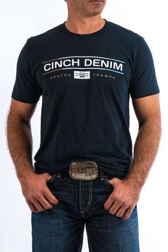 Cinch Men's Short Sleeve T-Shirt - Black