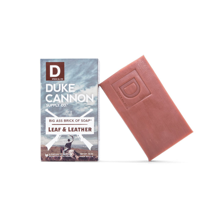 Duke Cannon Big Ass Brick of Soap - Leaf & Leather