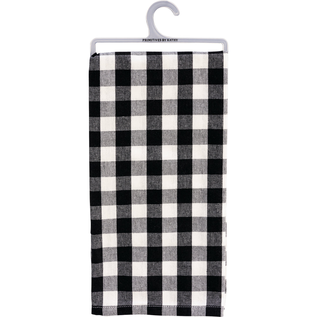 Kitchen Towel - Sm Black Buff