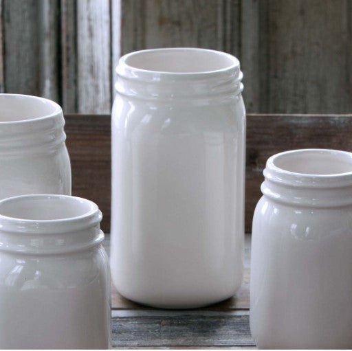 Creamware Quart Jar