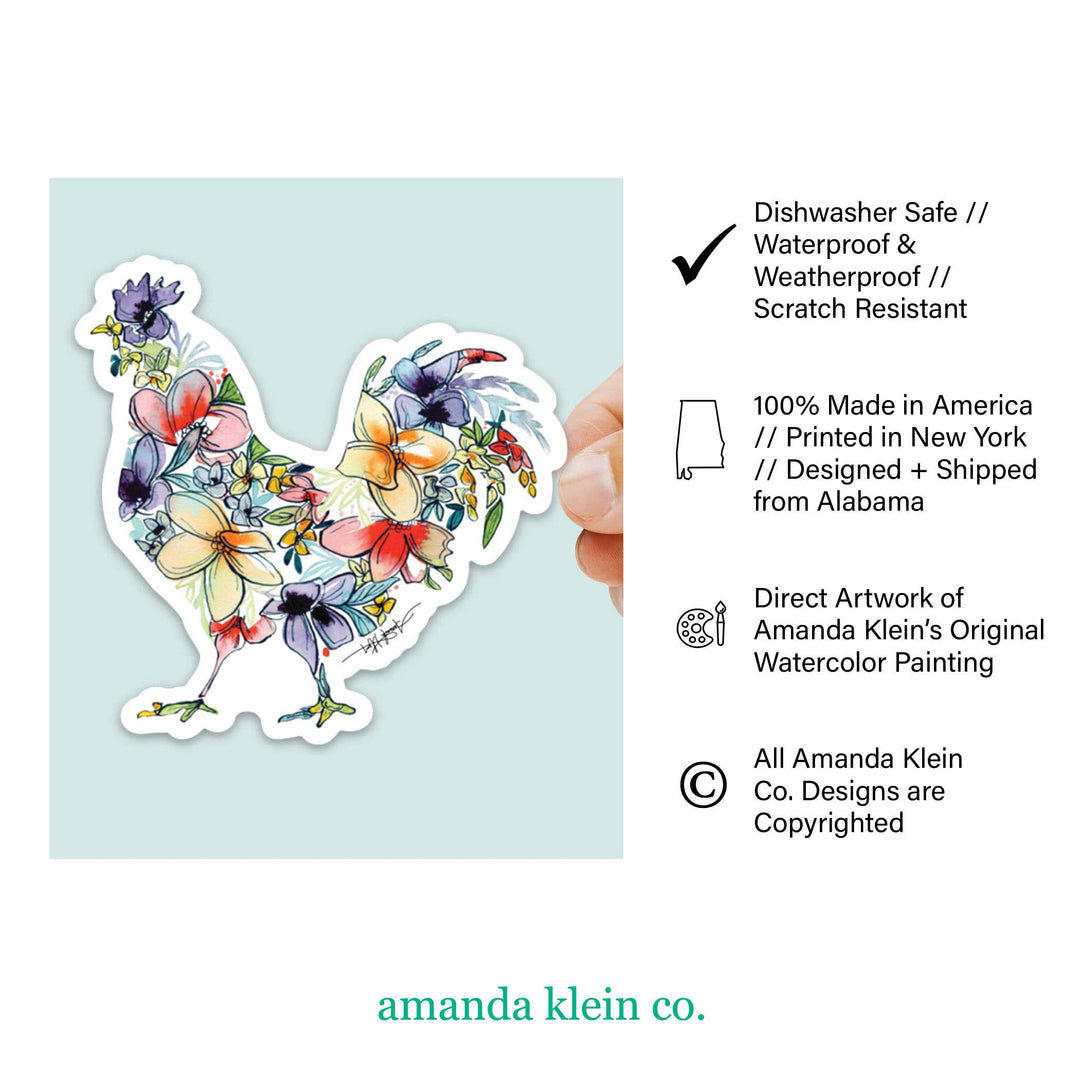 Chicken Vinyl Decal Sticker