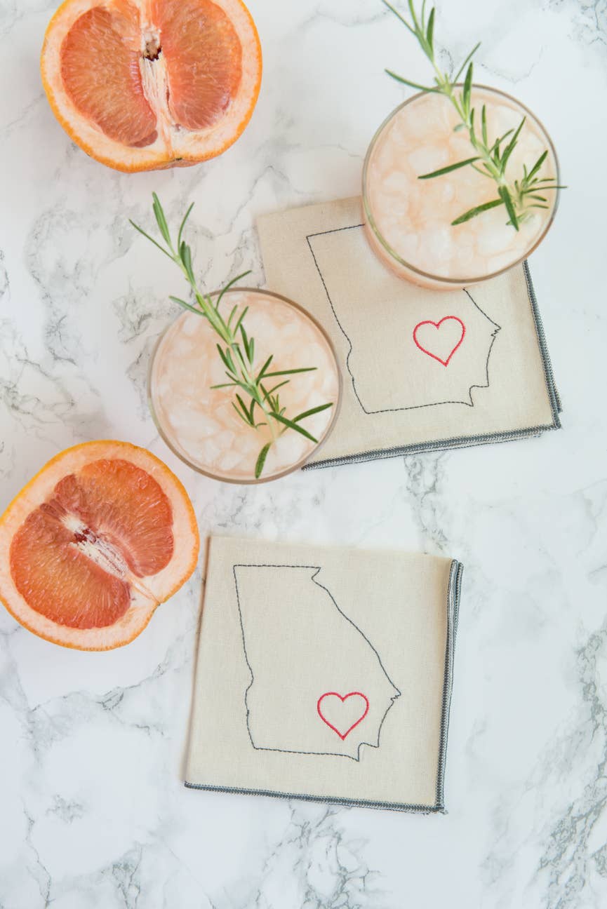 Texas Cocktail Napkins - Set of four