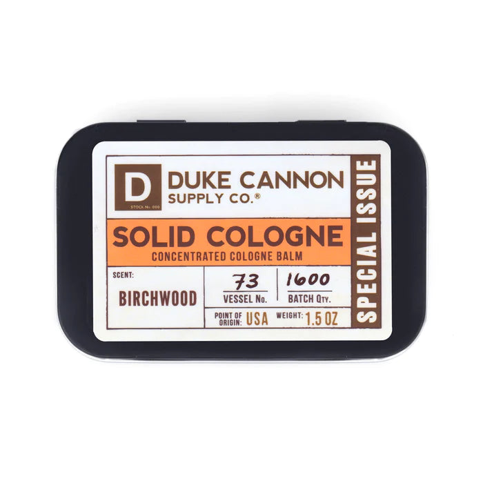 Duke Cannon Solid Cologne - Birchwood