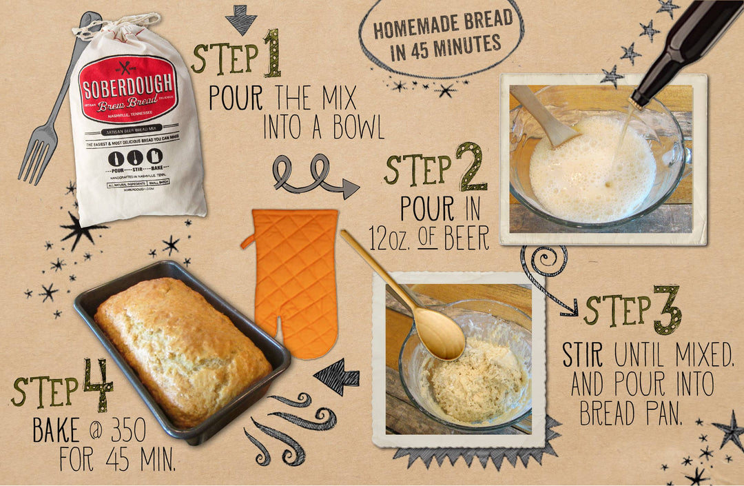 Roasted Garlic Beer Bread