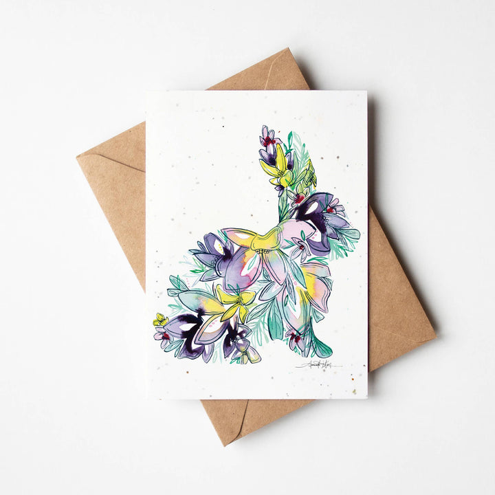 Rabbit Plantable Greeting Card