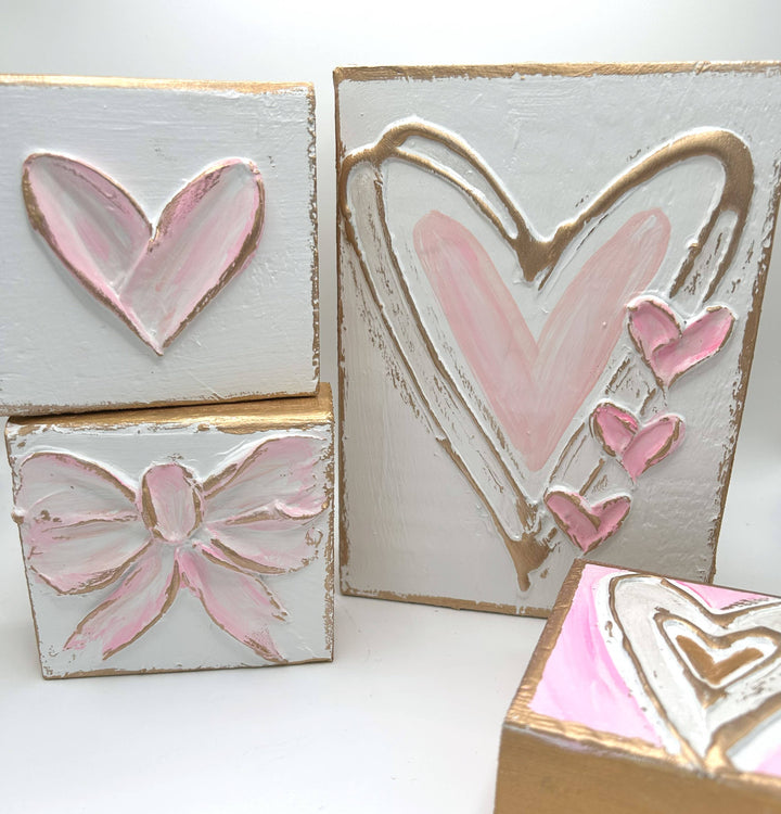 With Faith Hope and Love Wood Block