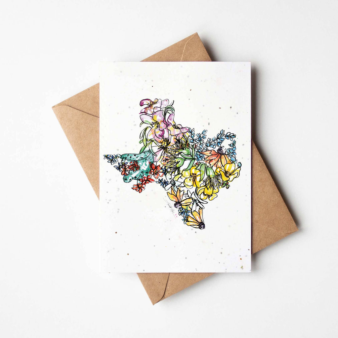 Texas Plantable Greeting Card