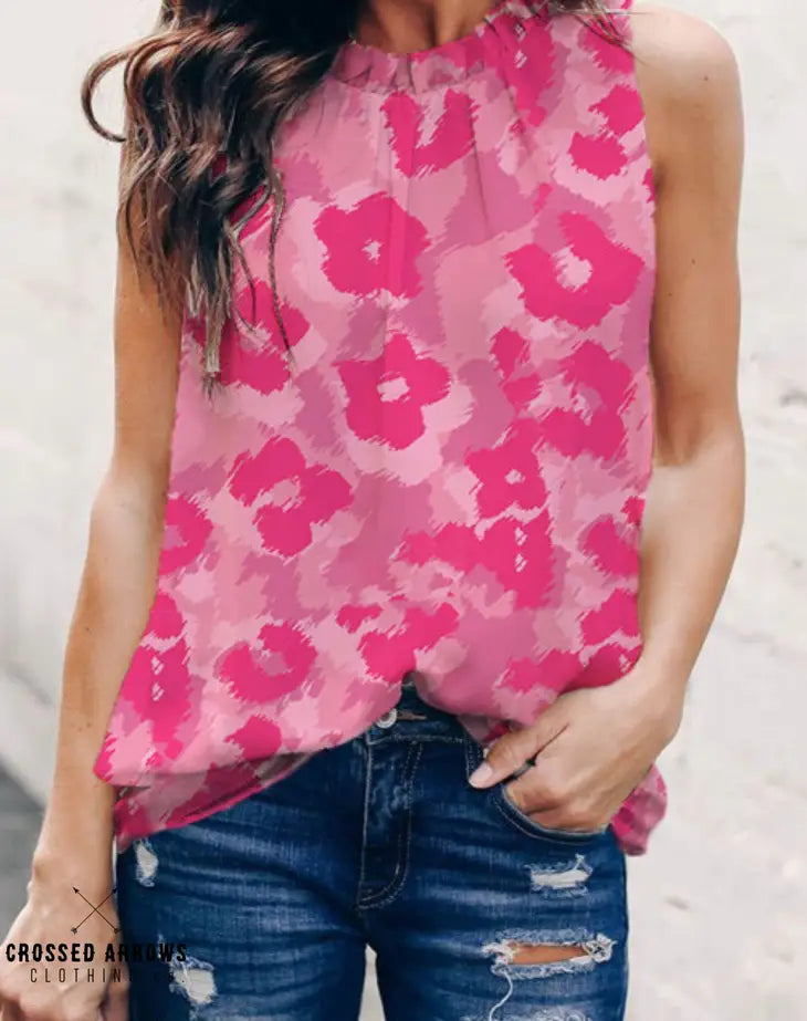 Frilled Collar Tank