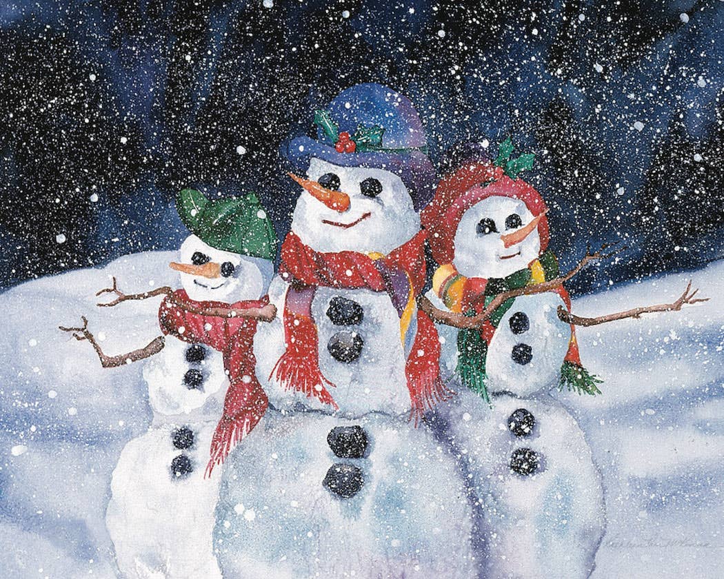 Snowmen by Kathleen Parr Mckenna