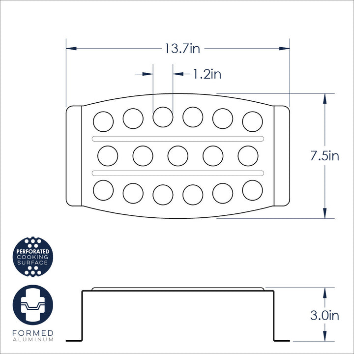 Chicken Leg & Jalapeño Grilling & Roasting Rack