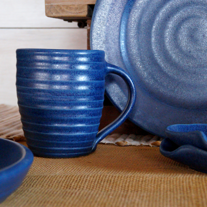 Farmhouse Ridges Mug - Denim
