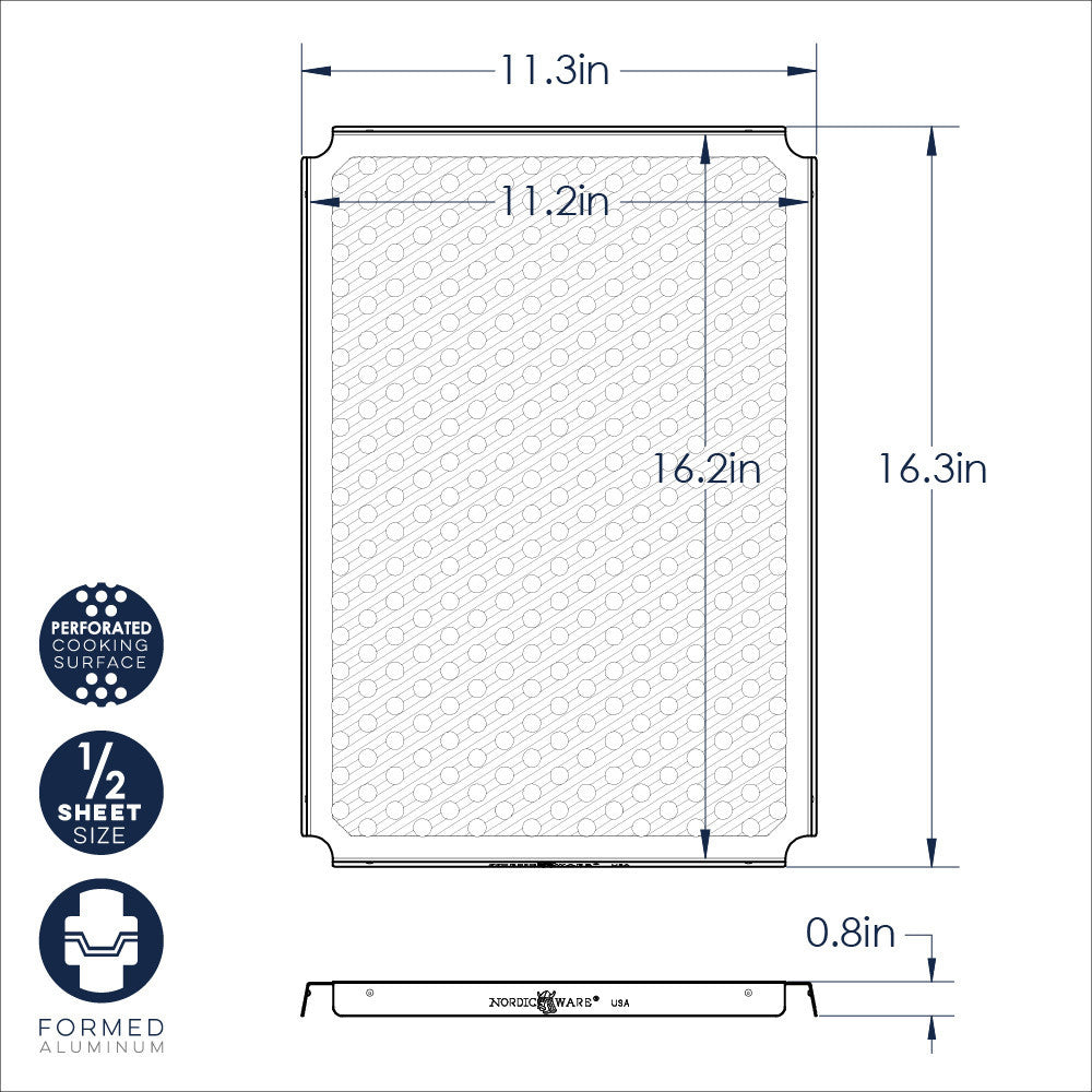 High Sided Half Sheet with Multi-Task Oven & Cooling Rack