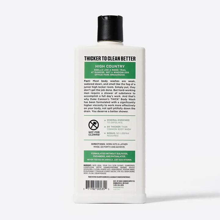 Duke Cannon Body Wash - High Country