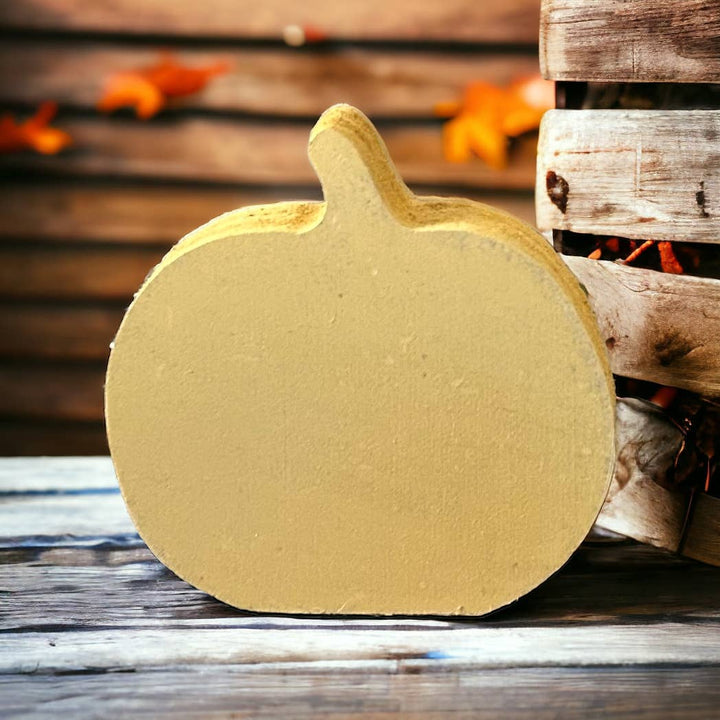 Primitive/Rustic Wood MINI Pumpkins Bowl Fillers - Set of 4