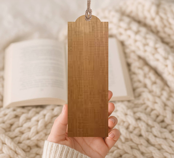 Wood Bookmark Meadow Highland