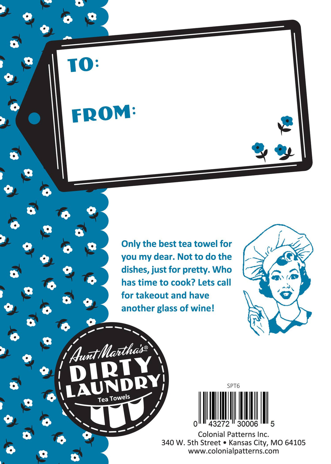 Aunt Martha's® Dirty Laundry Tea Towel - Your Opinion