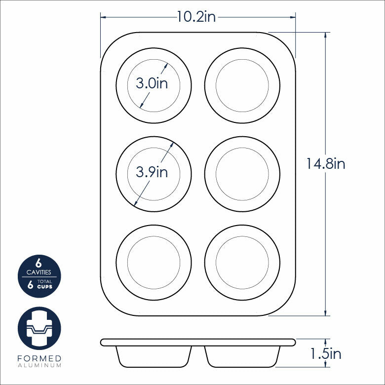 Naturals® Jumbo Muffin Pan
