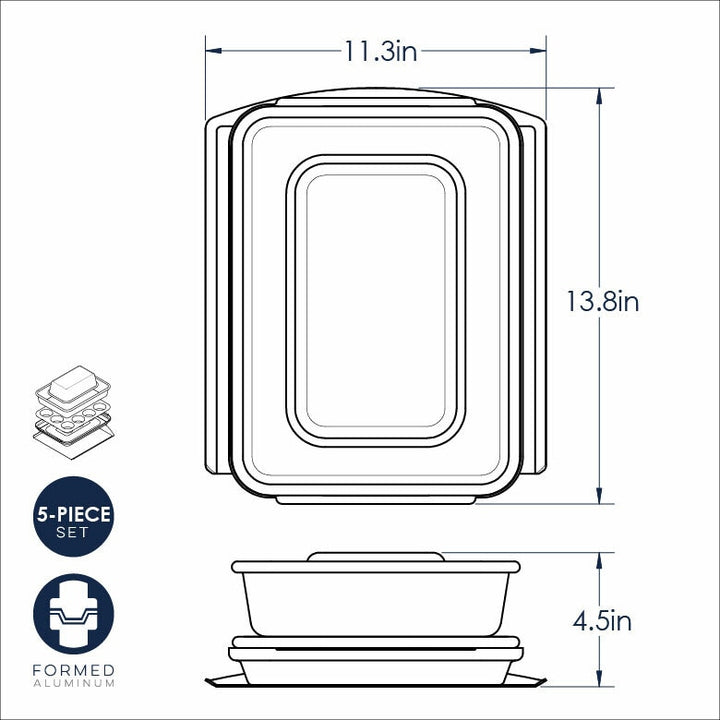 Naturals® 5 Piece Baking Set