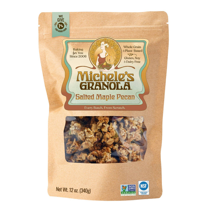 Salted Maple Pecan Granola