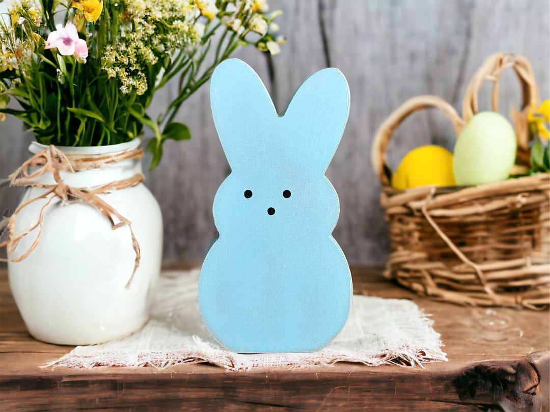 Primitive Rustic Wood Spring/Easter Peeps - LARGE 6"