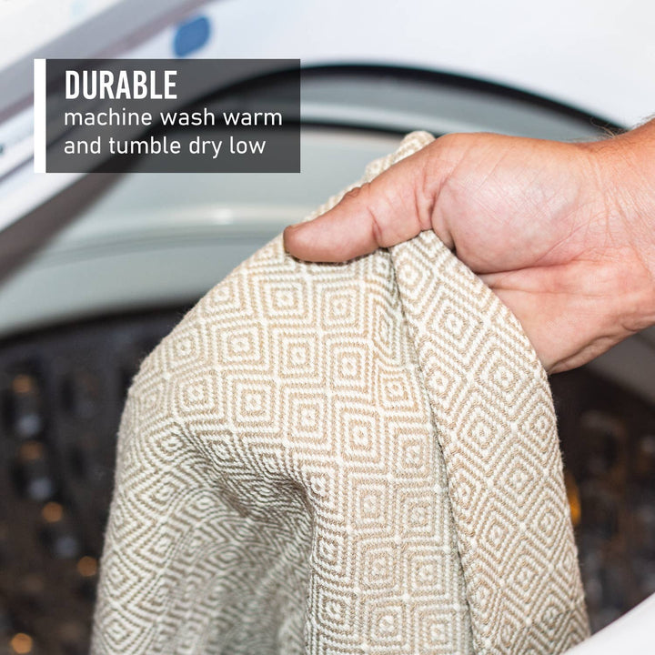 100% Cotton Patterned Throw Blankets – 58″ x 62″