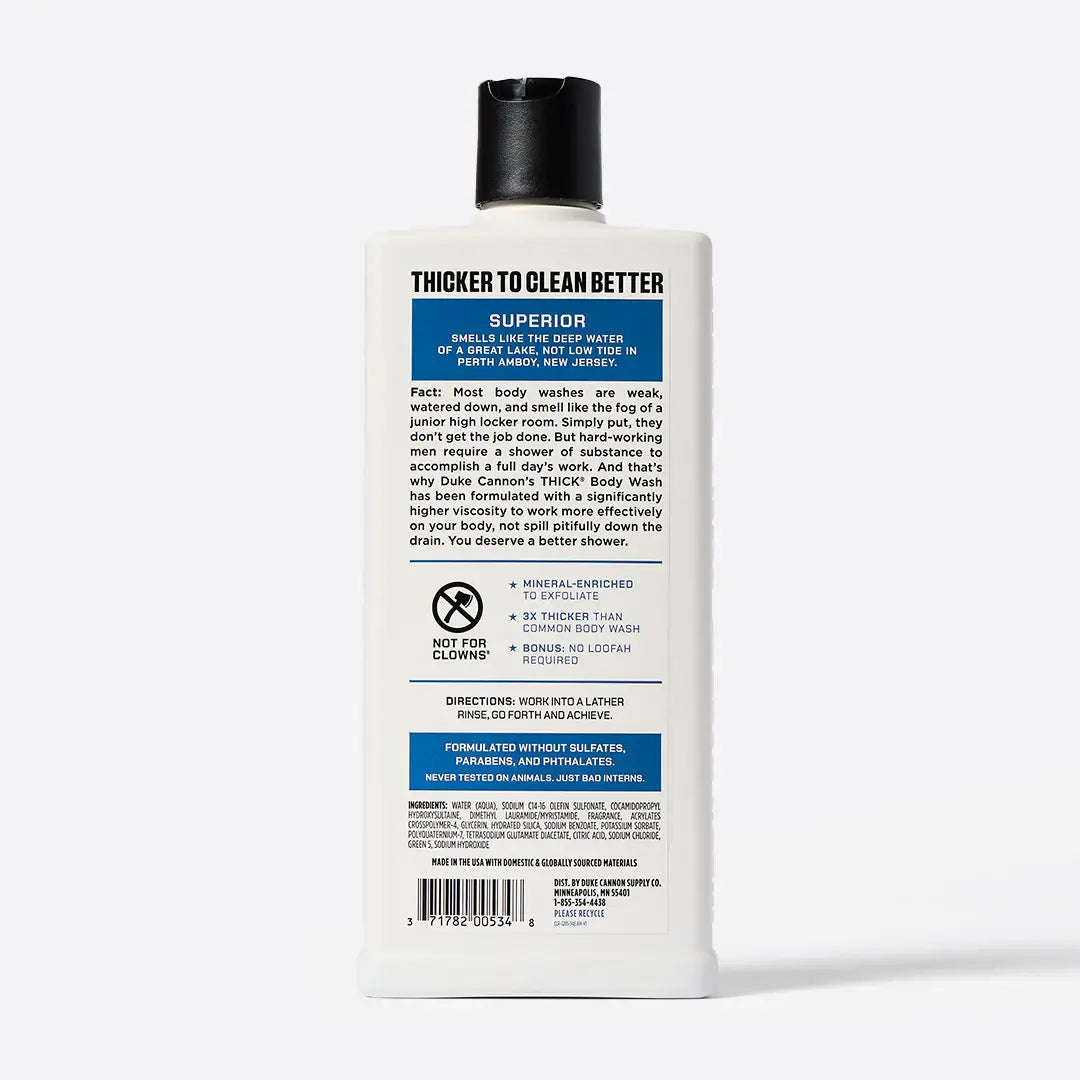 Duke Cannon Body Wash - Superior