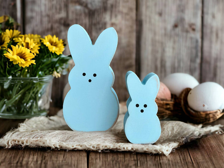 Primitive Rustic Wood Spring/Easter Peeps - LARGE 6"