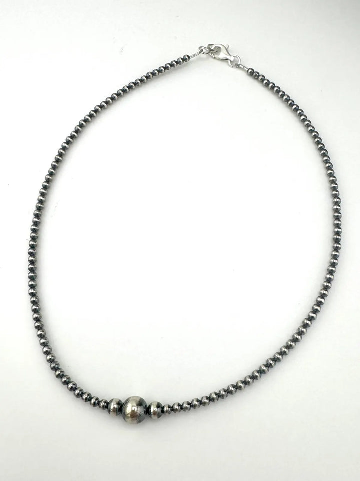 3/5/8mm Station Necklace (16")