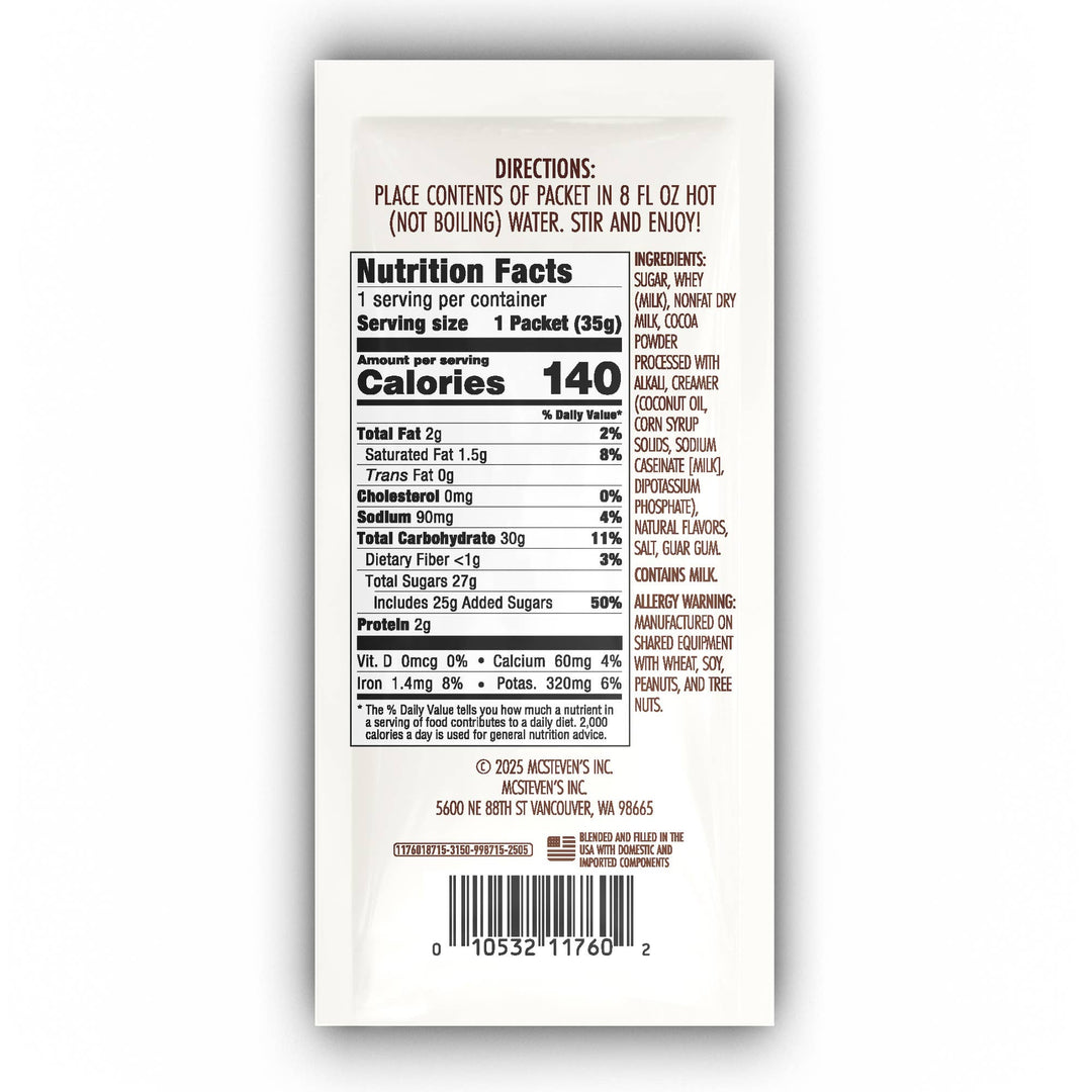 Cowboy Christmas Chocolate Cocoa (1.25oz Packets)