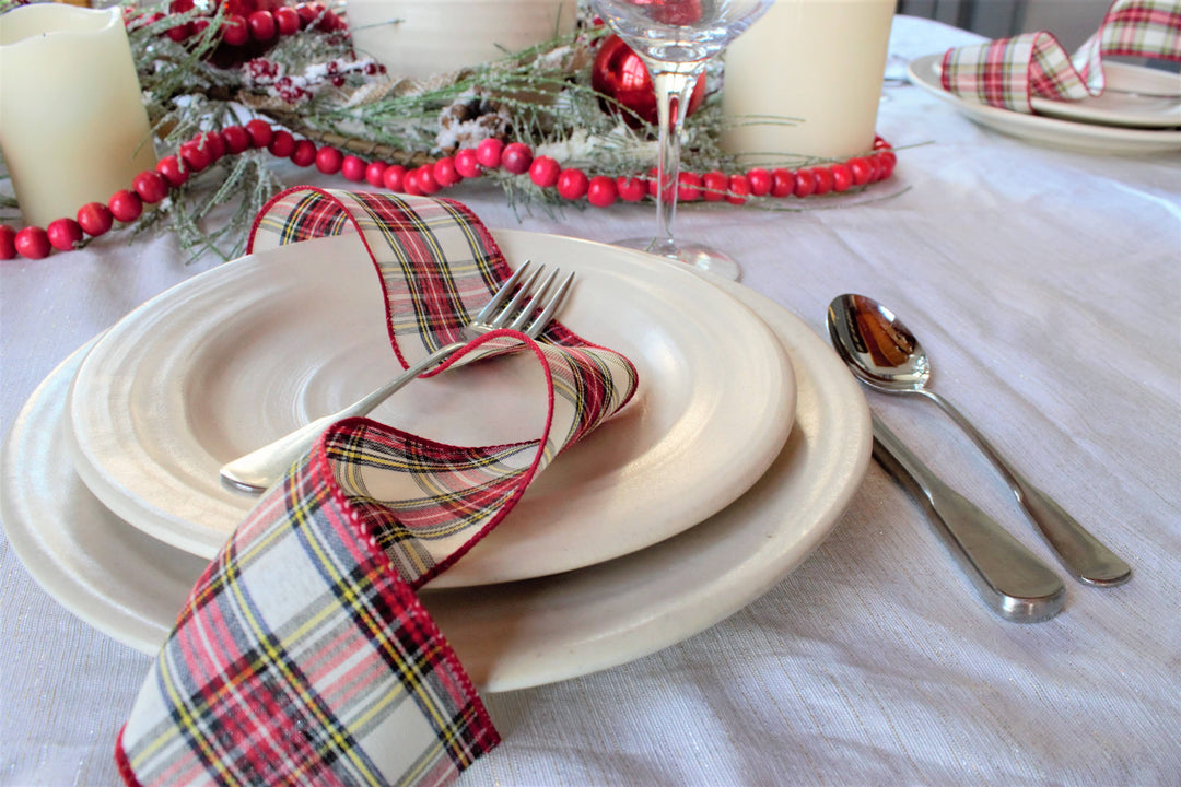 Farmhouse Ridges Dinner Plate - Drift White